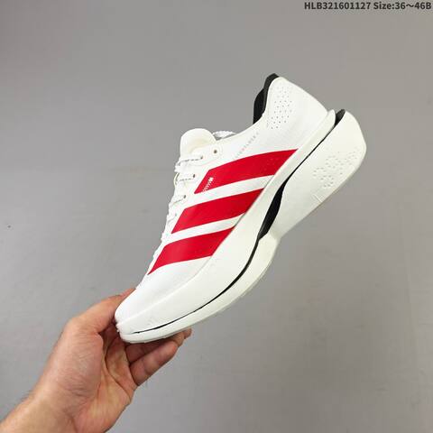 Adidas Adizero Adios Pro 5 White Red Black EU 36-46 Running Shoe - Unisex (BS-65423)