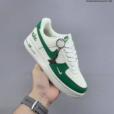 Nike Air Force 1 07 LV8 FV3694-111 Sail Green White EU 36-45 Sneaker - Unisex (BS-61167)