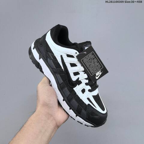 Nike P-6000 Black White Cream EU 36-45 Running Shoe - Unisex (BS-61417)