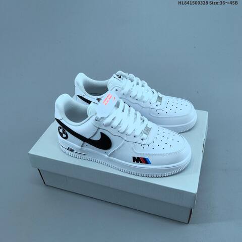 Nike Air Force 1 07 Low White Black Red Blue EU 36-45 Sneaker - Unisex (BS-61081)