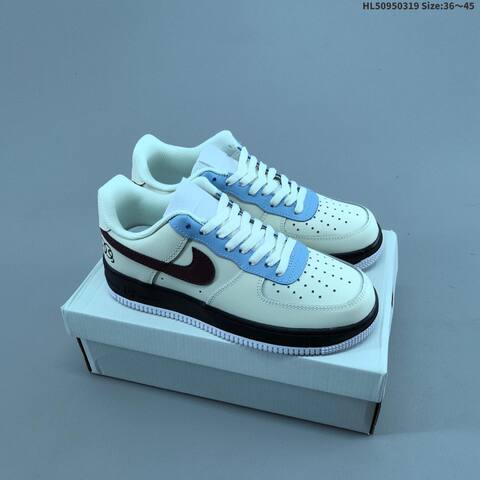 Nike Air Force 1 07 Low White Black Red Gray EU 36-45 Sneaker - Unisex (BS-61262)