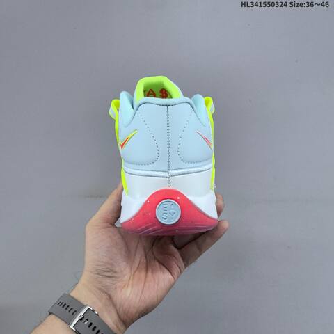 Nike KD 18 Light Blue Neon Yellow White Pink EU 36-46 Basketball Shoe - Unisex (BS-61155)