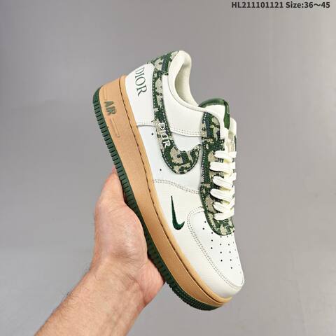 Nike Air Force 1 07 Black White Pink Light Grey Dark Grey EU 36-45 Sneaker - Unisex (BS-63340)