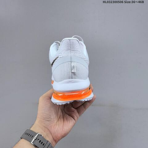 Nike Pegasus Premium Airscape White Black Orange EU 36-46 Running Shoe - Unisex (BS-60467)