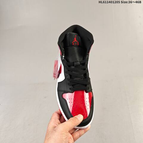 Nike Air Jordan 1 Retro High OG Black White AIR JORDAN HV6491 006 HL6 Lifestyle (BS-67517)
