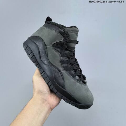 Air Jordan 10 Retro Shadow Replica AIR JORDAN 10 Aj10 Lifestyle (BS-66665)
