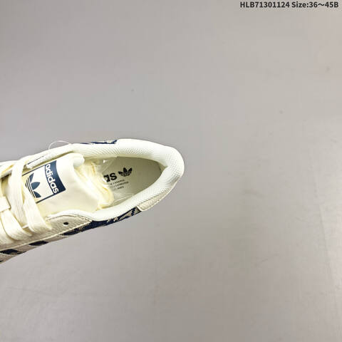 Adidas Superstar JY8913 Off White Navy Blue EU 36-45 Skate Shoe - Unisex (BS-65488)