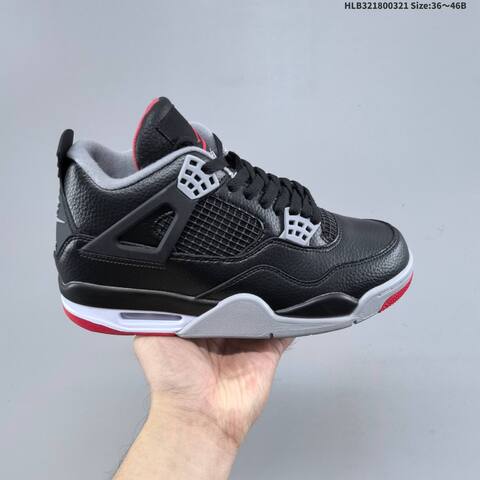 Air Jordan 4 Retro OG Cement AIR JORDAN 4 Aj4 Lifestyle (BS-66483)