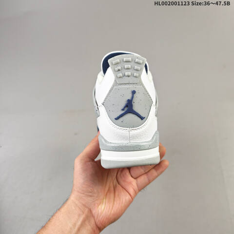 Air Jordan 4 Retro Midnight Navy AIR JORDAN 4 Aj4 Lifestyle (BS-67711)