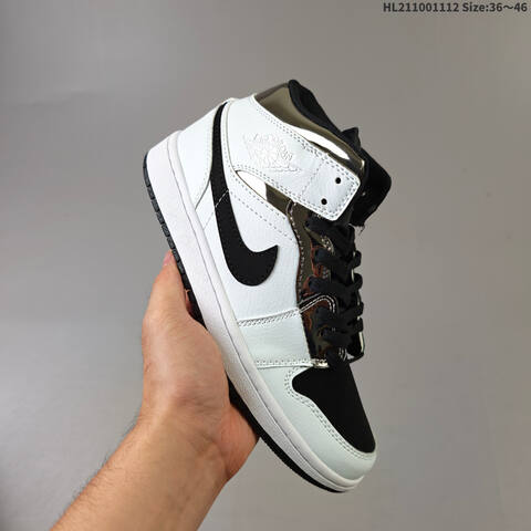 Air Jordan 1 Mid White Blue AIR JORDAN 1 Aj1 1 S Lifestyle (BS-67840)