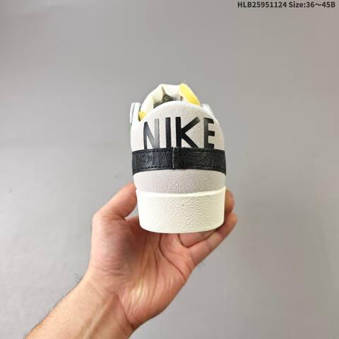 Nike Blazer Low 77 JUMBO Light Green White Black Cream EU 36-45 Skate Shoe - Unisex (BS-63133)