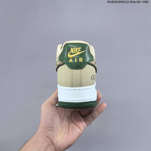 Nike Air Force 1 07 LV8 beige dark green white EU 36-45 sneaker