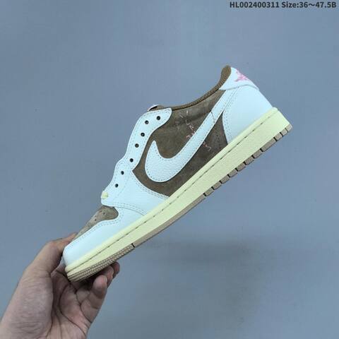Travis Scott x Air Jordan 1 Low AIR JORDAN 1 Aj1 Lifestyle (BS-66567)