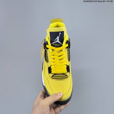 Air Jordan 4 Retro Tour Yellow AIR JORDAN 4 Aj4 4 2006 Jor Lifestyle (BS-67316)