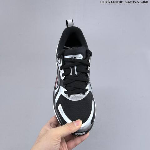 Nike Vomero Plus ReactX Air Zoom Black Silver White Red EU 35 5-46 Running Shoe - Unisex (BS-62281)