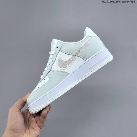 Nike Air Force 1 07 Light Grey White Silver EU 36 45 Sneaker EU 36-45 - Unisex (BS-62318)