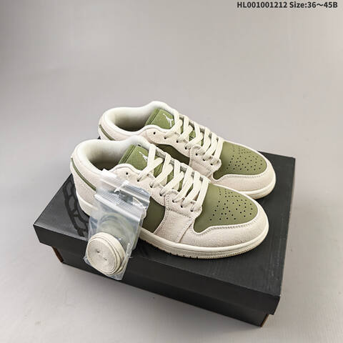 Air Jordan 1 Low Wolf Grey Dior AIR JORDAN 1 Aj1 Lifestyle (BS-67475)