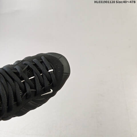 Nike Air Foamposite One Black Dark Grey White EU 40-47 Basketball Shoe - Men's (BS-62996)