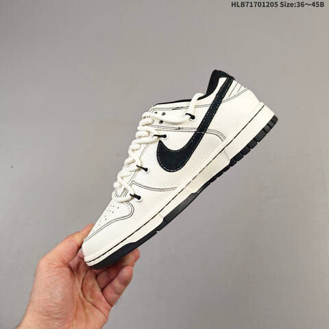 Nike Dunk SB Low Stussy Off White Black EU 36-45 Skate Shoe - Unisex (BS-62817)