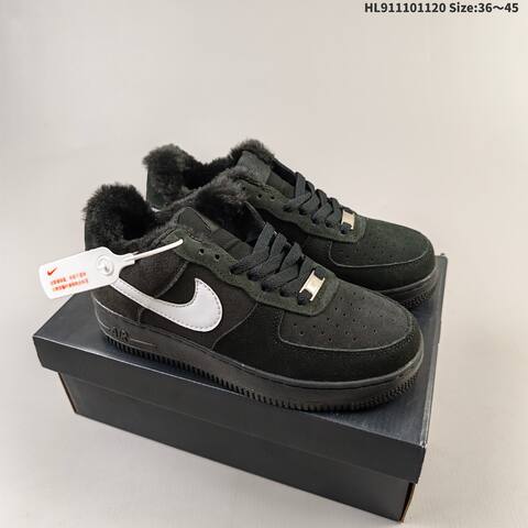 Nike Air Force 1 07 Black White Dark Gray EU 36-45 Sneaker - Unisex (BS-63431)