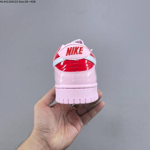 Nike Dunk Low Light Pink Red White EU 36-45 Skate Shoe - Unisex (BS-61766)