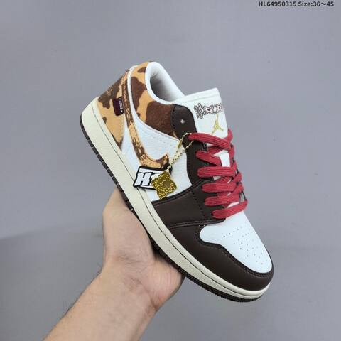 Air Jordan 1 Low Year Of The Horse CNY AIR JORDAN 1 Aj1 Lifestyle (BS-66524)