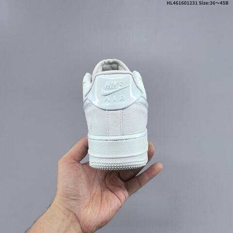 Nike Air Force 1 07 Light Grey White EU 36-45 Sneaker - Unisex (BS-62304)
