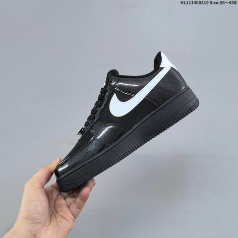 Nike Air Force 1 07 Black White Silver EU 36-45 Sneaker - Unisex (BS-61238)