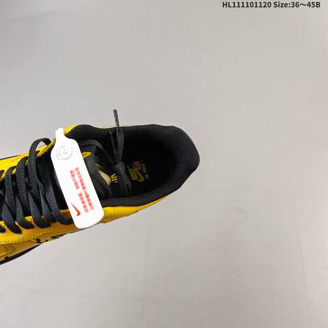 Nike Air Force 1 07 Yellow Black Multicolor EU 36-45 Sneaker - Unisex (BS-63369)