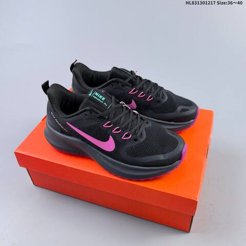 Nike AlphaZoom Pro Black White Neon Green Orange EU 40-45 Running Shoe - Men's (BS-62608)