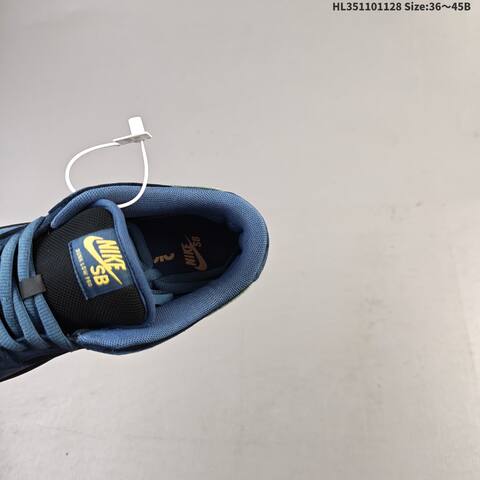 Nike SB Dunk Low Pro Black Blue Green EU 36-45 Skate Shoe - Unisex (BS-62981)
