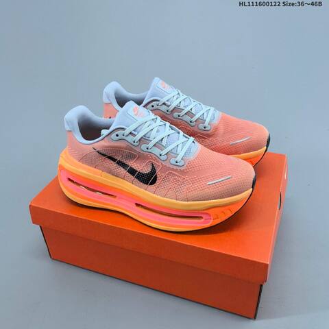 Nike Vomero Premium ReactX Air Zoom Peach Orange Light Blue Black Yellow EU 36-46 Running Shoe - Unisex (BS-61829)