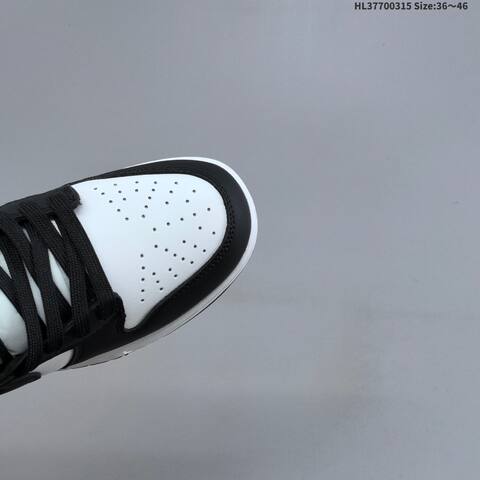 Nike Dunk Low Black White EU 36-46 Skate Shoe - Unisex (BS-61299)