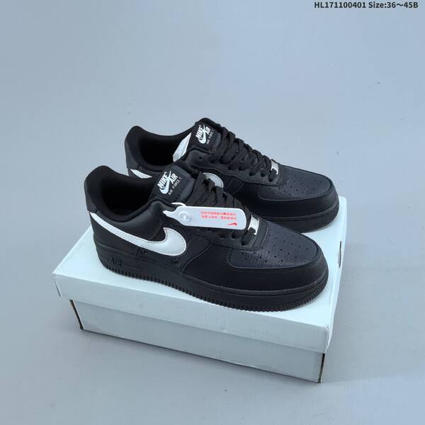 Nike Air Force 1 07 LV8 CU0952 black white light pink EU 36-45 sneaker