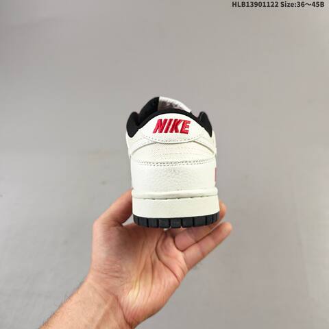 Nike SB Dunk Low Retro DIY Off White Red Black EU 36-45 Skate Shoe - Unisex (BS-63295)