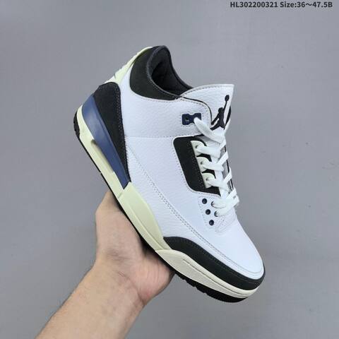 A Ma Maniere x Air Jordan 3 Retro Diffused Blue AIR JORDAN 3 Aj3 Lifestyle (BS-66482)