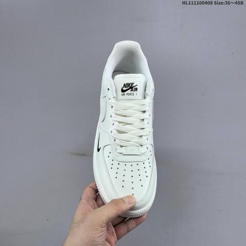 Nike Air Force 1 07 HF1058-133 Off White Black EU 36-45 Sneaker - Unisex (BS-60897)