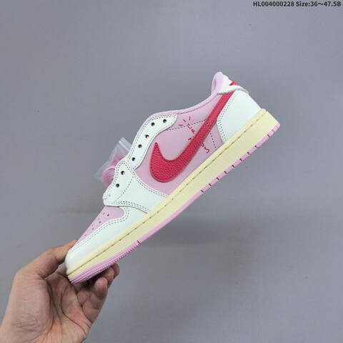 Travis Scott x Air Jordan 1 Low AIR JORDAN 1 Aj1 Lifestyle (BS-66657)
