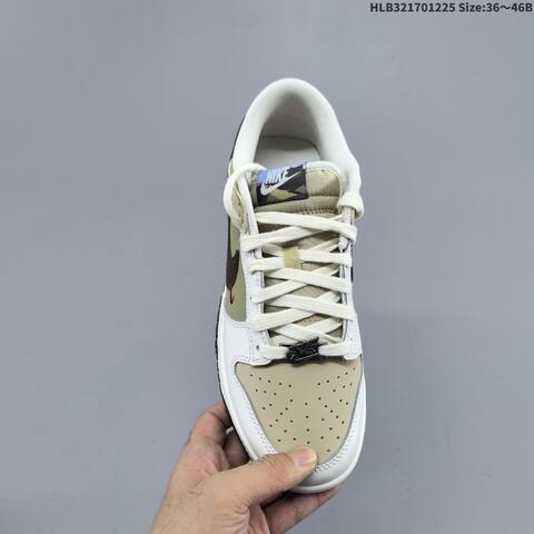 Nike Dunk Low CNY White Beige Olive Green Brown EU 36-46 Skate Shoe - Unisex (BS-62463)