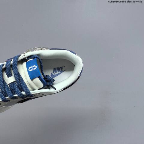 Nike Dunk Low Off White Blue Red EU 36-45 Skate Shoe - Unisex (BS-61428)