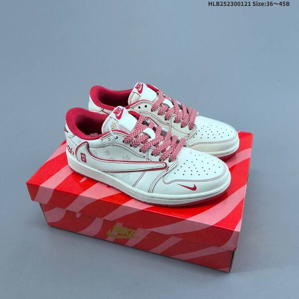 Nike Air Jordan 1 Low white red black 36 45B lifestyle
