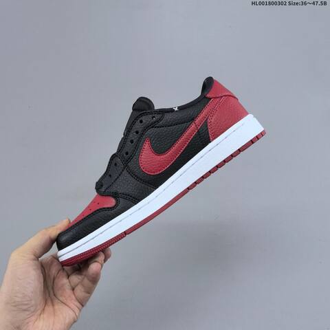 Air Jordan 1 Low OG Banned X AIR JORDAN 1 Aj1 1 Jordya Lifestyle (BS-66631)