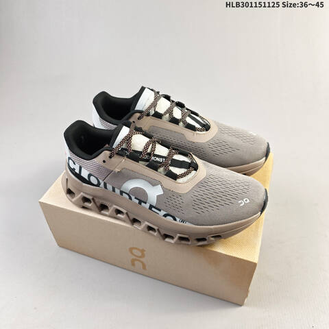 On Cloudmonster Blue Purple White Black EU 36-45 Running Shoe Running Sneakers - Unisex BS-69769