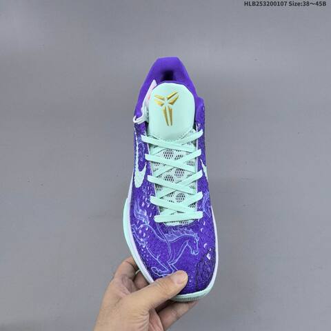 Nike Zoom Kobe VI CNY Purple Mint White Gold EU 38-45 Basketball Shoe - Unisex (BS-62169)
