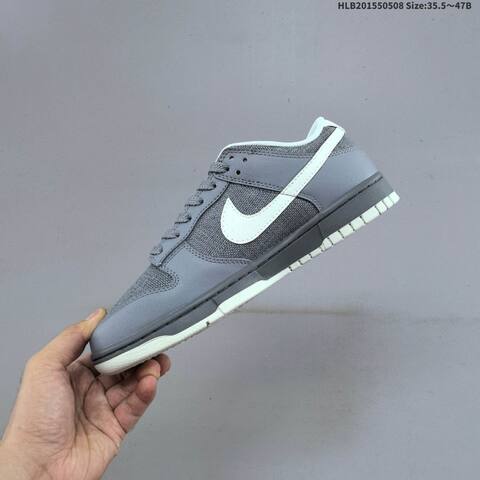 Nike SB Dunk Low Zoom Air Cool Grey Light Bone Light Blue EU 35 5-47 Skate Shoe - Unisex (BS-60463)