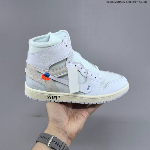 Virgil Abloh Archive x Air Jordan 1 High OG Alaska AIR JORDAN 1 Aj1 Lifestyle (BS-60924)