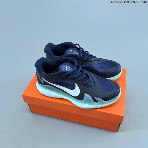 Nike Zoom Vapor Pro HC Navy White Mint White Black EU 36-45 Tennis Shoe - Unisex (BS-60655)