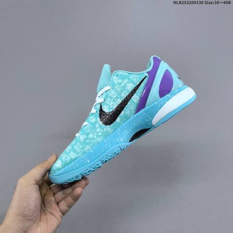 Nike Kobe 6 Year Of The Horse Light Blue Purple Black White EU 38-46 Basketball Shoe - Unisex (BS-61654)