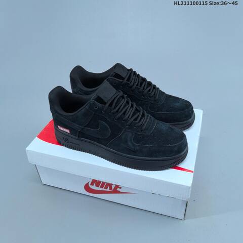 Nike Air Force 1 07 Supreme Olive Green Dark Purple EU 36-45 Sneaker - Unisex (BS-61973)