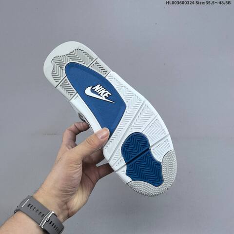 Air Jordan 4 Retro Military Blue AIR JORDAN 4 Aj4 Lifestyle (BS-66449)
